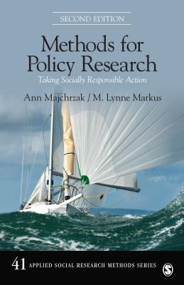 Methods for policy research : taking socially responsible action