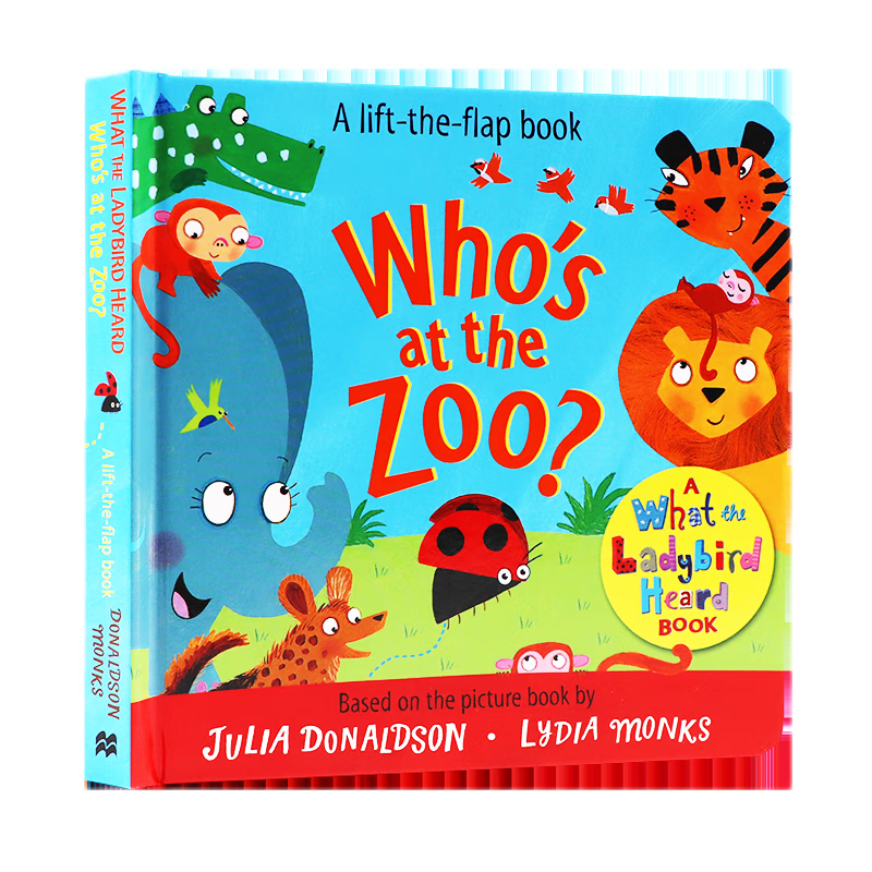 Who's at the zoo? : a lift-the-flap book