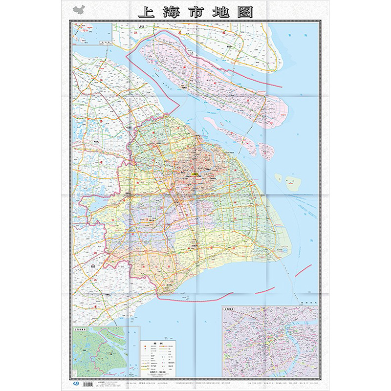 上海市地图 中国行政地图
