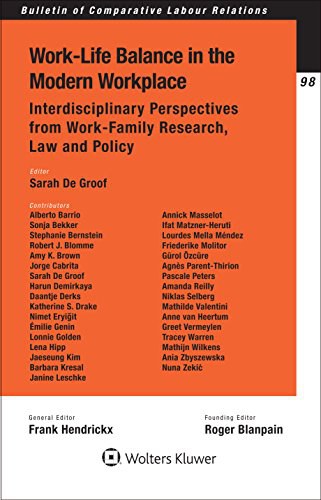 Work-life balance in the modern workplace : interdisciplinary perspectives from work-family research, law and policy