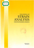 The Journal of Strain Analysis for Engineering Design