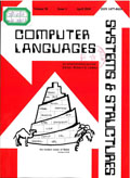 Computer Languages, Systems & Structures