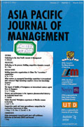 Asia Pacific journal of management