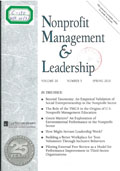 Nonprofit management & leadership