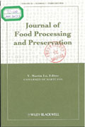 Journal of Food Processing and Preservation