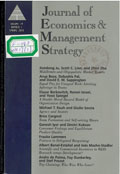 Journal Economics & Management Strategy