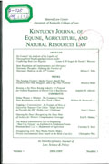 Journal of Natural Resources & Environmental Law