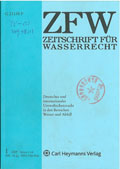 Zeitschrift fuer Wasserrecht