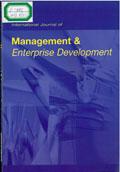 International Journal of Management and Enterprise Development