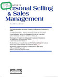 Journal of personal selling & sales management