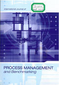International journal of process management and benchmarking