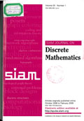 SIAM Journal on Discrete Mathematics