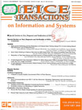 IEICE Transactions on Information and Systems