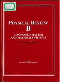 Physical review. B, Condensed Matter And Materals Physics