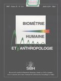 Biometrie Humaine et Anthropologie