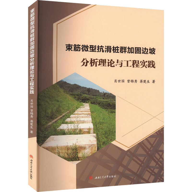 束筋微型抗滑桩群加固边坡分析理论与工程实践 交通运输