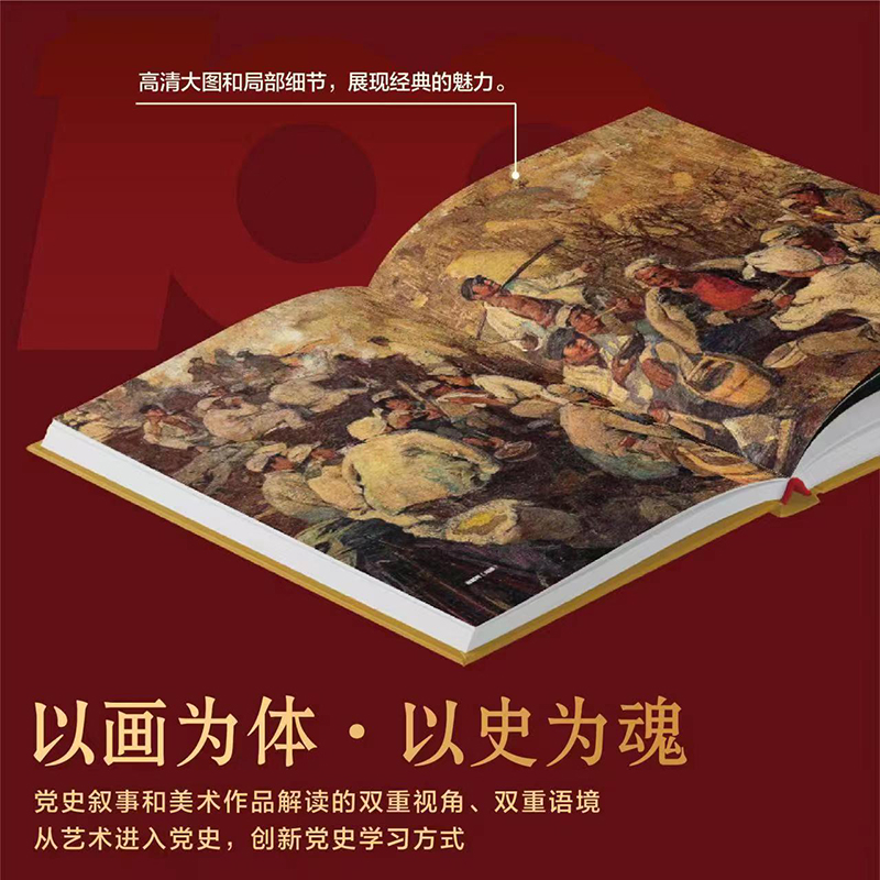 美术经典中的党史 美术画册