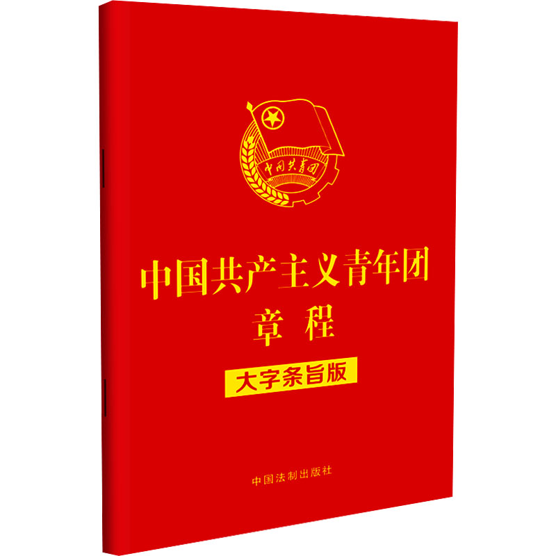中国共产主义青年团章程 大字条旨版 政治理论