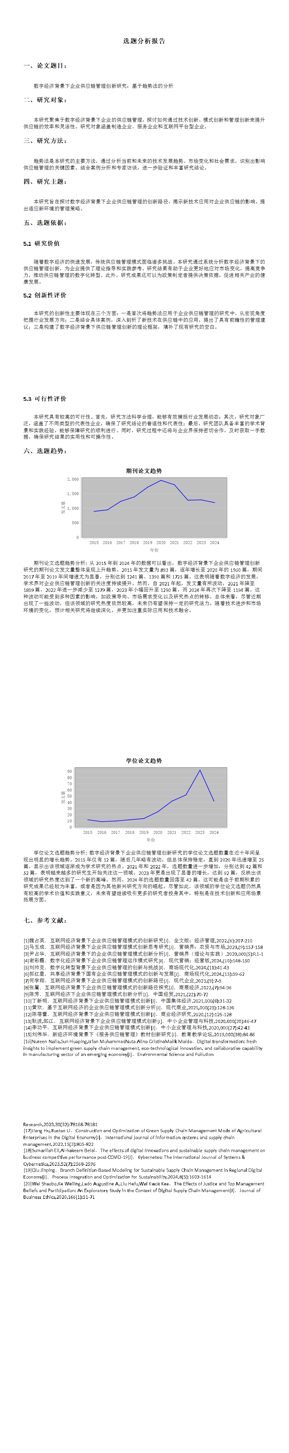 管理學(xué)報告樣例